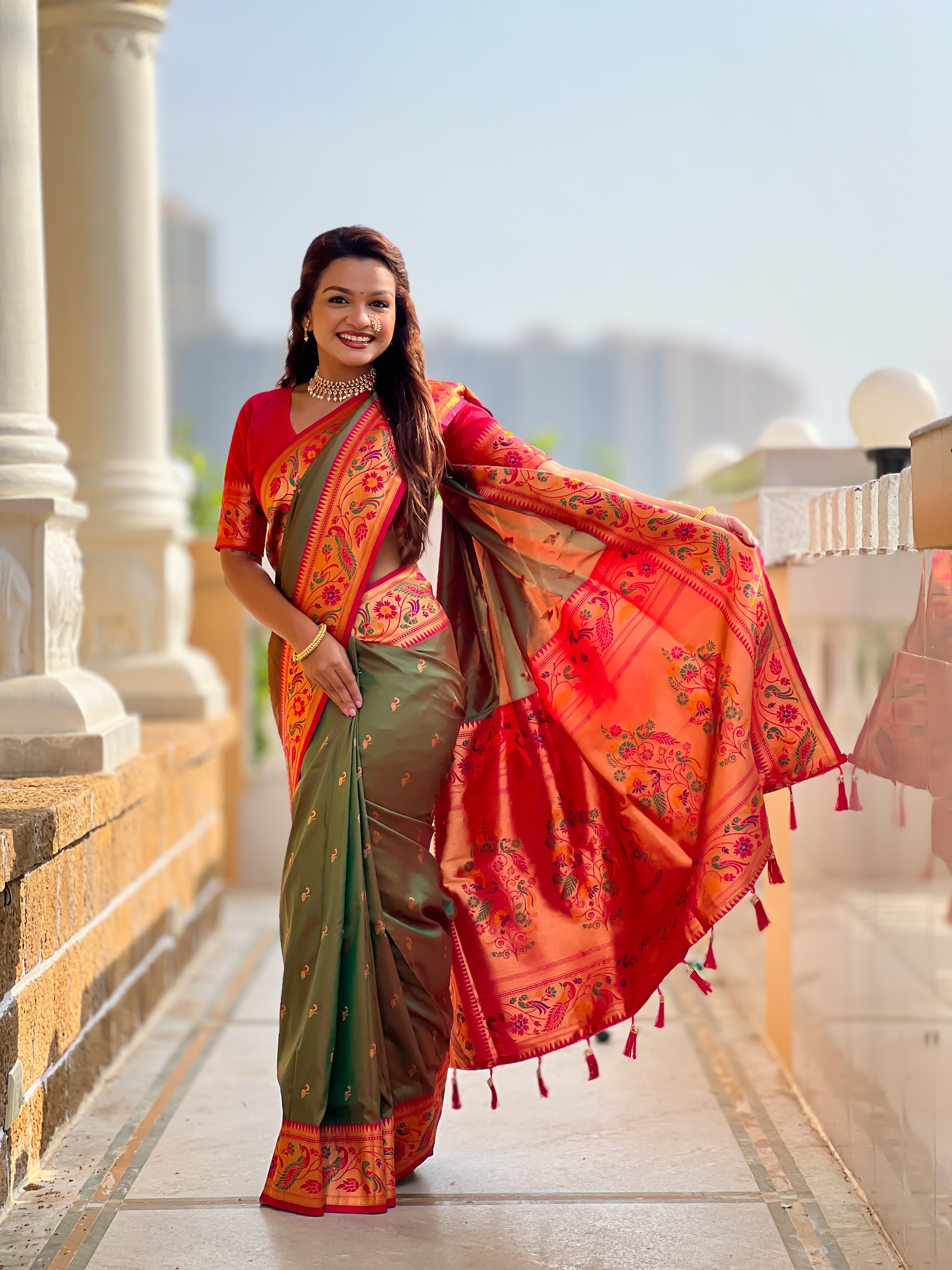 Wedding Wear Soft Paithani Silk Saree