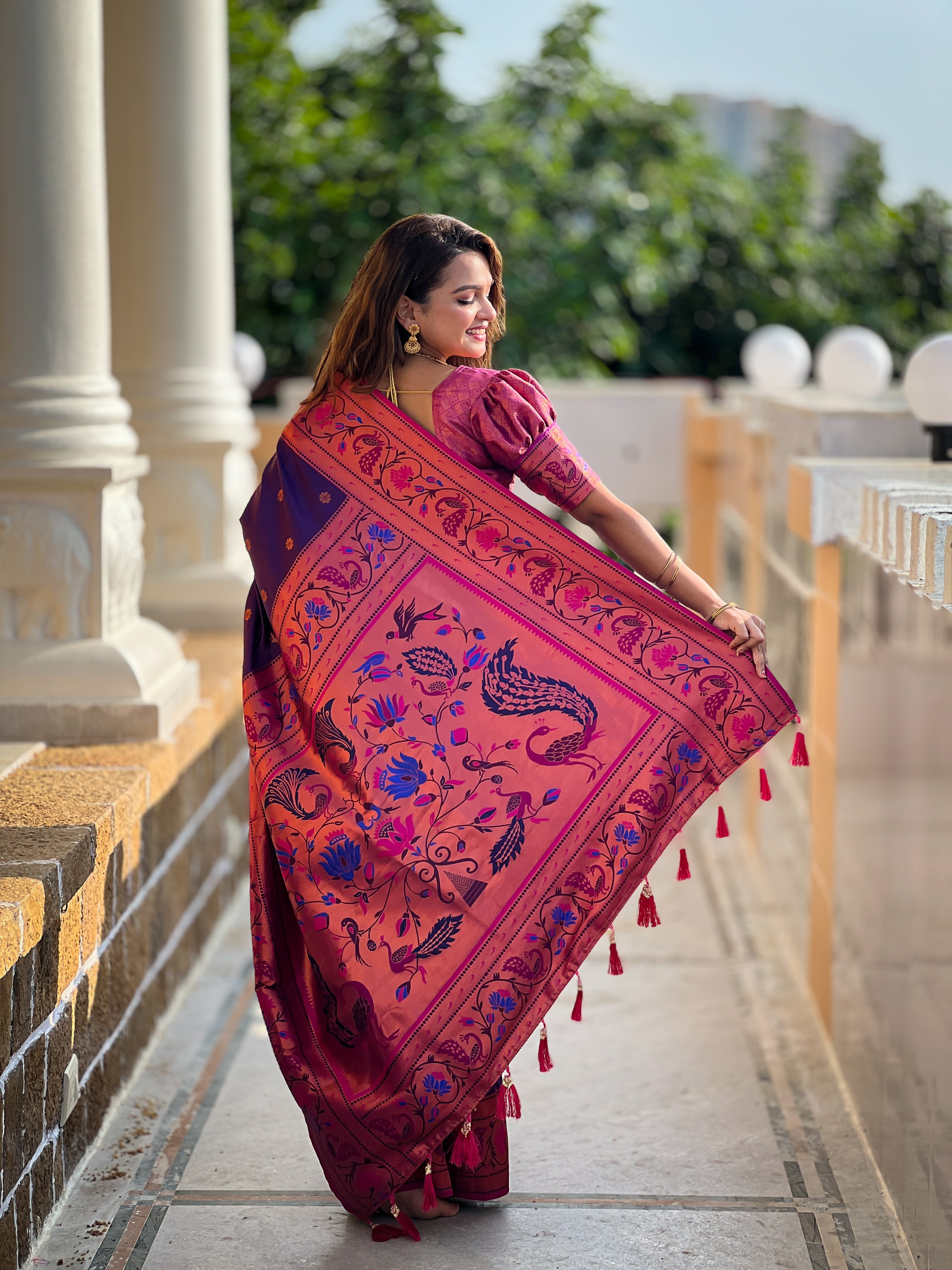 Wedding Wear Soft Paithani Silk Saree