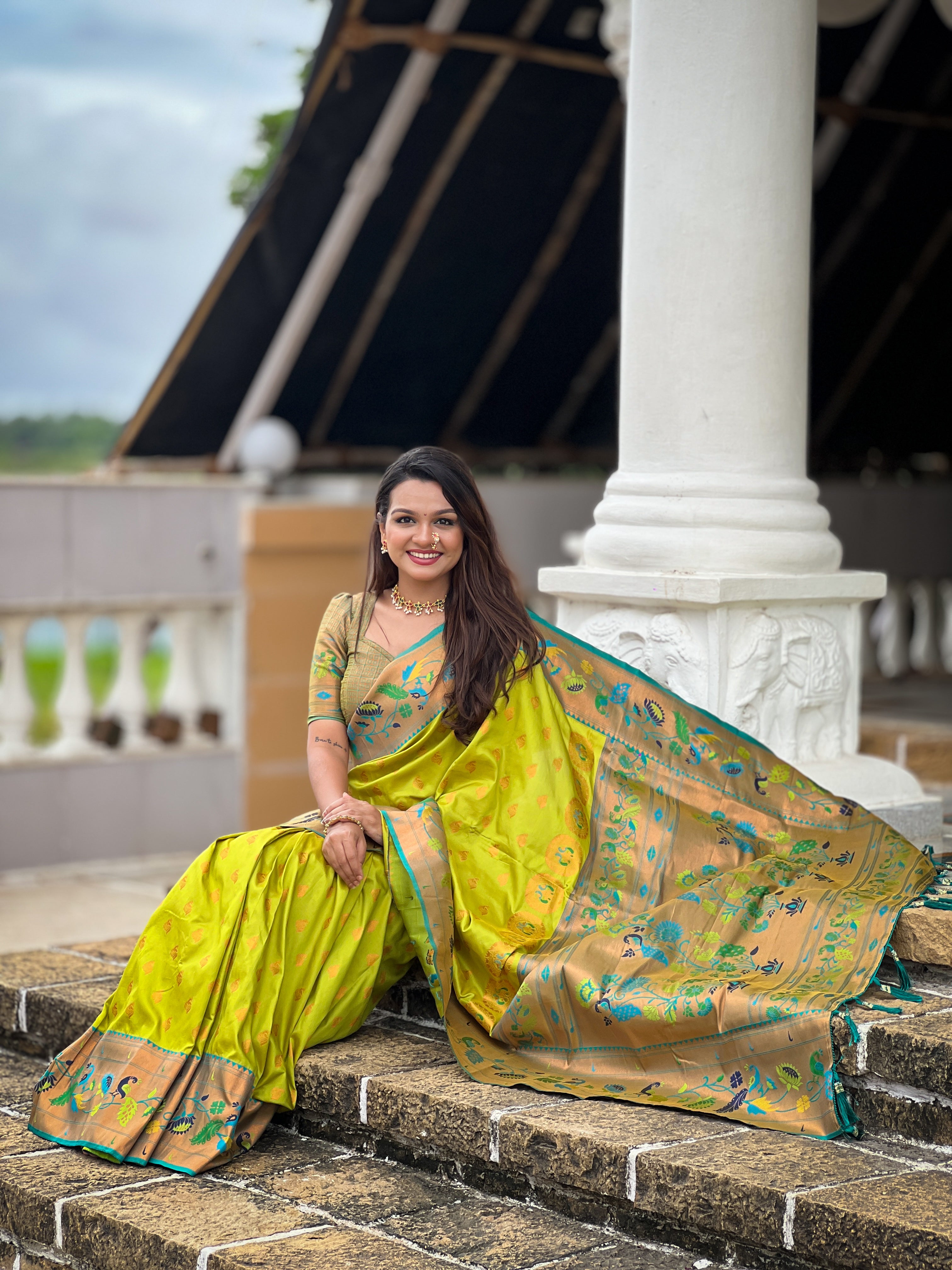 Wedding Wear Soft Paithani Silk Saree